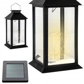  DOMAREX Laterne, Kunststoff, 30 cm