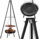  Gartengrill mit FIREPELLER Dreibein 2in1 Mark Adler Roast 3.0
