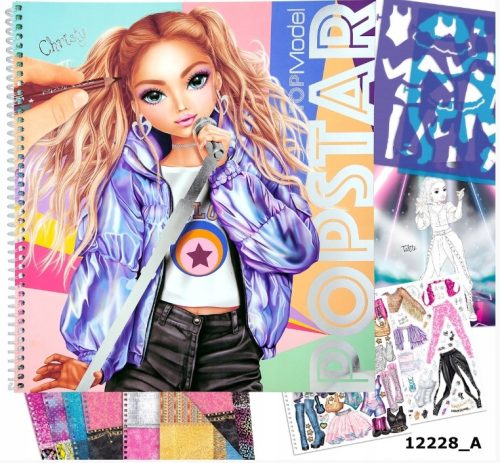  Top Model 12228 Popstar-Malbuch