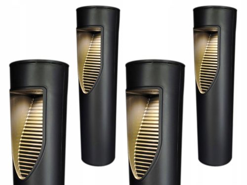  Einbau-Solarleuchte LED Plus schwarz 45 cm 4 Stk.