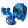 LED-Gummi-Rollschuhe + Protektoren + Helm Combo Monster-Set, Größen 30-33