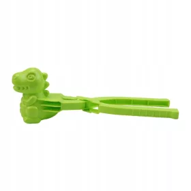  Outdoor für Kinder Dinosaurier-Schneekugel-Clip Grün