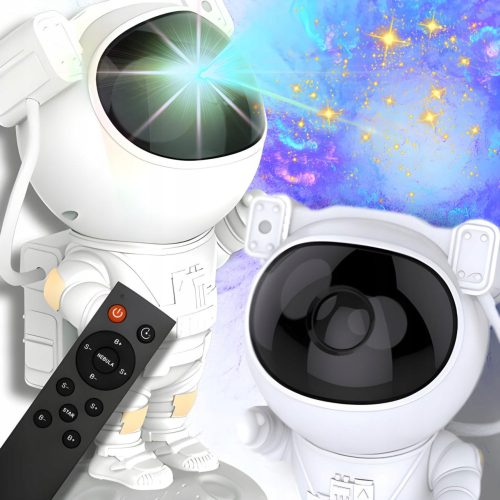  NEUESTER STERNPROJEKTOR, LED-NACHTLAMPE, HIMMELSPROJEKTOR, ASTRONAUT-FERNBEDIENUNG