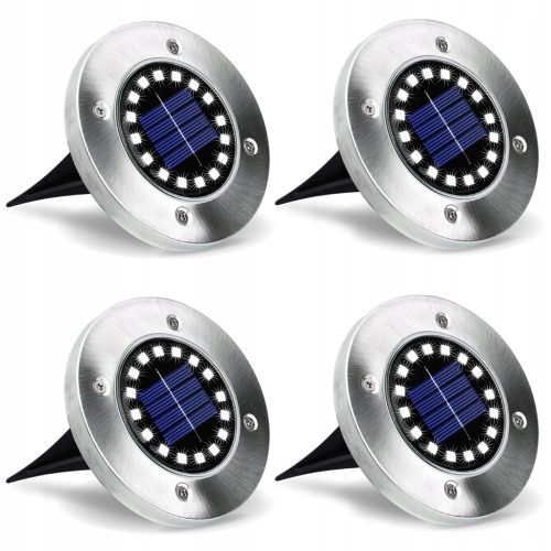  Anhänger Solarleuchte Masterled Silber 38 cm 4 Stk.
