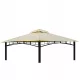  Ummantelung Dachpavillon Gartenzelt 3x3 Beige