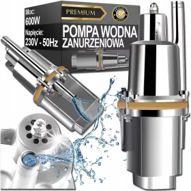  Totalstore Tauchpumpe 600 W 1200 l/h