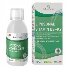   Liposomal Vitamin D3 + K2 Tropfen für optimale Knochen- und Immunsystemgesundheit