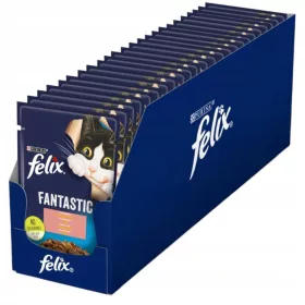  FELIX FANTASTIC KATZENFUTTER, LACHS, 85 g