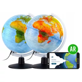    GAJA SMART beleuchteter physischer/politischer Globus, 30 cm Kugel Nova Rico