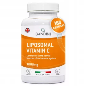   Liposomale Vitamin C Kapseln 180 Stück - 1000 mg vegan und hochabsorbierbar