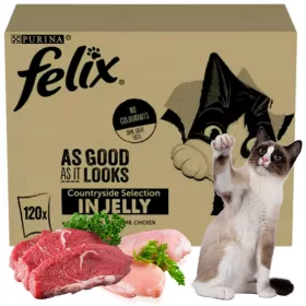  Felix Cat Nassfutter Rind Huhn 120 x 85g