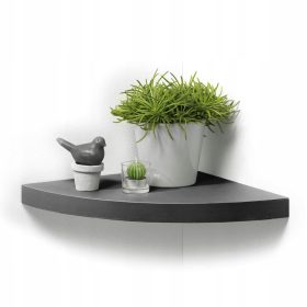  Homea MDF-Regal 25 x 25 cm Anthrazit