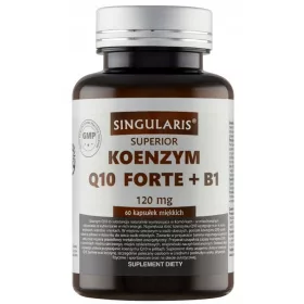   Singularis Koenzym Q10 Forte + B1 - Unterstützung für Herz und Kreislauf, 60 Kapseln
