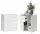  SaraMeble COCO Kommode 75 x 35 x 80 cm weiß
