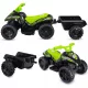  QUAD MINI MIT KINDERANHÄNGER, GRÜNE SPULENBATTERIE