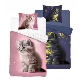  Detexpol Bettwäscheset 160 x 200 cm in den Rosatönen