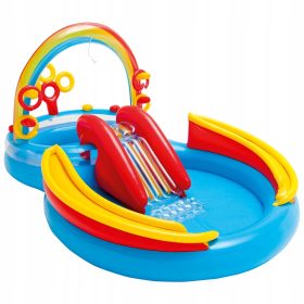  Regenbogenspielplatz mit Rutsche Intex ZI-57453