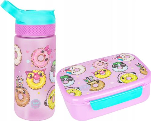  COOLPACK WASSERFLASCHE 420 ml HAPPY DONUTS + CoolPack Lunchbox 765 ml