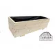  ZAWADA Blumentopf 120 cm x 38 x 33 cm Naturholz