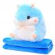  Decke Maskottchen 2in1 Kuscheliger HAMSTER Geschenk
