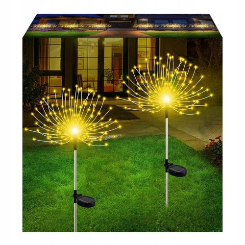  EVI Einbau-Solarlampe, silber, 70 cm, 2 Stk.