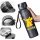  Hydrate Heroes Weiße und schwarze Motivationsflasche mit Strohhalm, 1000 ml, mehrfarbig