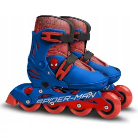  Stamp Spiderman Rollschuhe, Größe 30-33, Blau und Rot