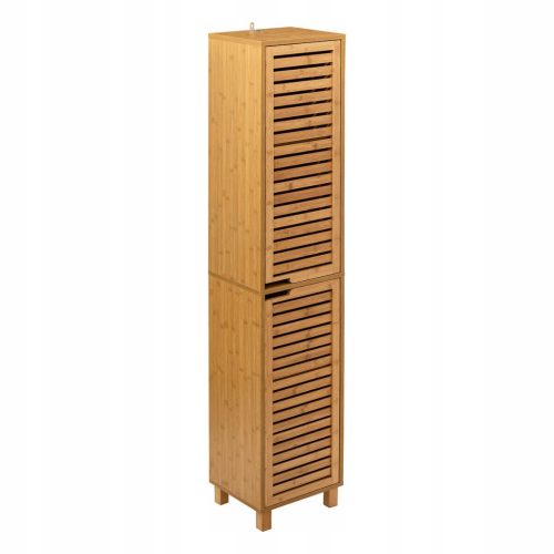  5fünf Simple Smart Badezimmerregal, Eiche natur 28 x 33 x 168 cm