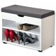 Kesper Schuhschrank mit Sitzfläche 60 x 45 x 30 cm weiß