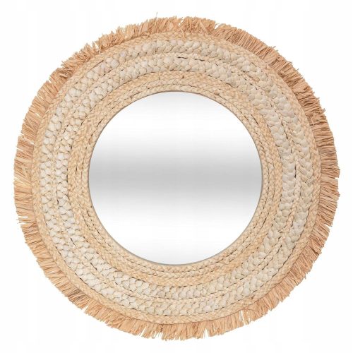  Atmosphera Wandspiegel, Kreis, Holzrahmen, 680 x 680 mm