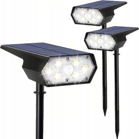  Einbau-Solarleuchte NNLED schwarz 42 cm 2 Stk.