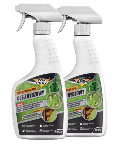 NO PEST Pflanzenschutzmittel gegen Schädlinge mit Leinöl 500ml (2 Stück)