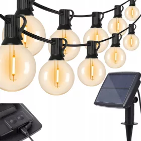  NETBUY Girlande 760 cm, vernetzt, Solar