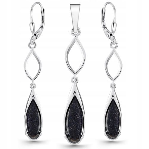  Silberschmuckset Kairoer Nacht, 925er Silberschmuck