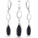  Silberschmuckset Kairoer Nacht, 925er Silberschmuck