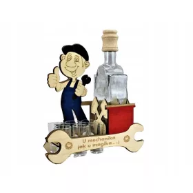  Mechaniker Karaffe + Gläser Geburtstagsgeschenk