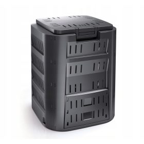  Prosperplast 1-Becken-Komposter 320 l schwarz