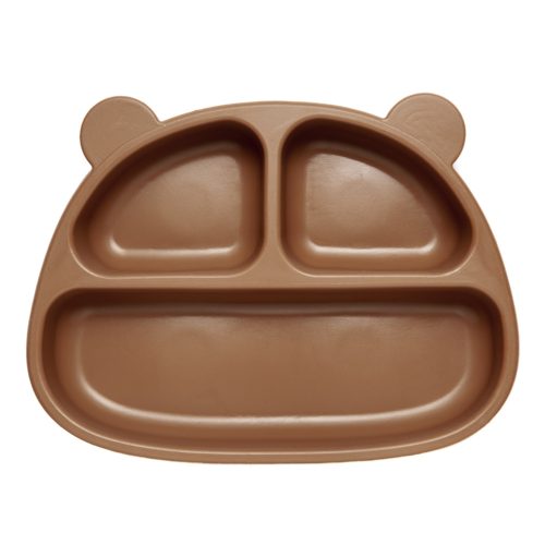  Silikonschale mit Fächern für Kinder in Form eines Teddybären