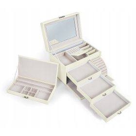  Ecru-Schmuckkästchen zum Valentinstag