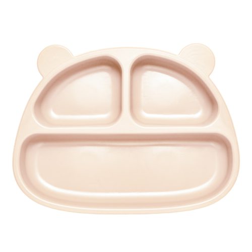  Silikon-Mjölk-Schüssel mit Fächern für Kinder in Form eines Teddybären BLW