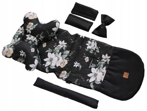  Kinderwageneinsatz für Kimberly XL Black Flower Kinderwagen 90 cm + 4 weitere Produkte