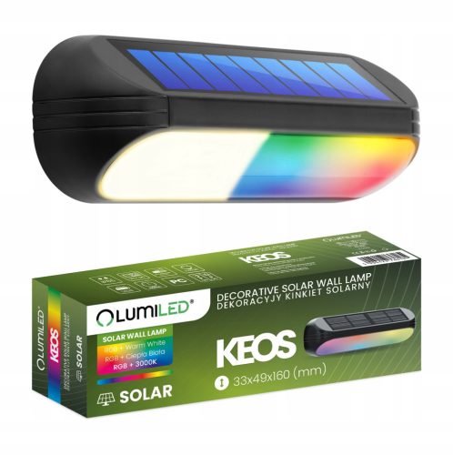  Lumiled Fassadenleuchte 0 lm, solarbetrieben