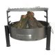  Gartenfeuerstelle XL Grill + verstellbarer Rost S6