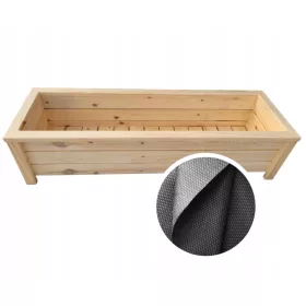  Blumentopf 120 cm x 37 x 30 cm Naturholz