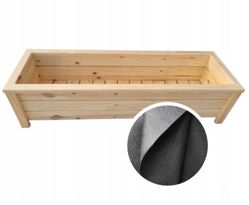  Blumentopf 120 cm x 37 x 30 cm Naturholz