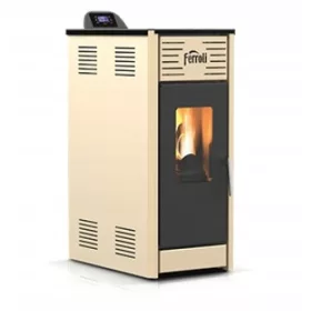  Ferroli Breta Pellet 8 kW Stahlofen mit Wassermantel