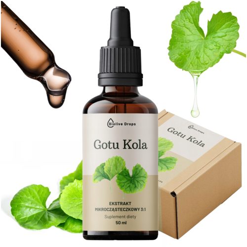 Gotu Kola Extrakt für verbesserte Gedächtnisleistung und Hautregeneration - 50ml Tropfer