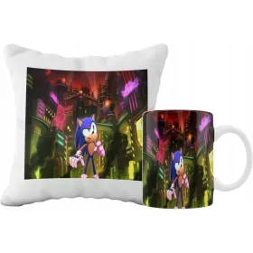    SUPERBECHER- UND KISSENSET + KOSTENLOSE NAMENSMUSTER VON SONIC GAMES