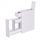  Costway Badezimmerschrank 48,5x16x58 cm weiß