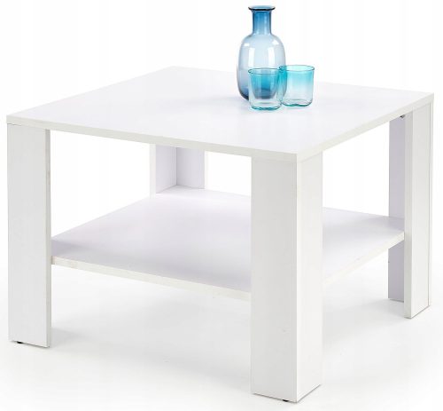  Halmar Kwadro quadratische Bank 70 x 70 x 53 cm weiß